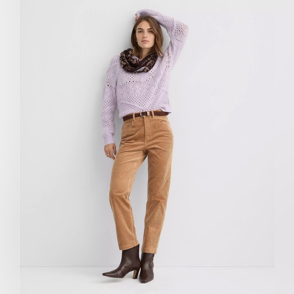 NWT LOFT Straight Camel Corduroy Pants - Size 29/8 - Picture 8 of 8